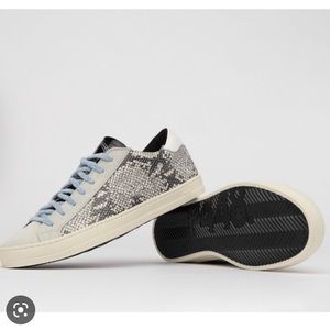 P448 John Silver Low Top Python Sneaker